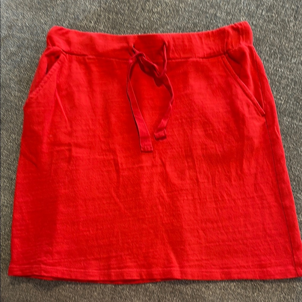 LOFT Red Women's Skirt, size S